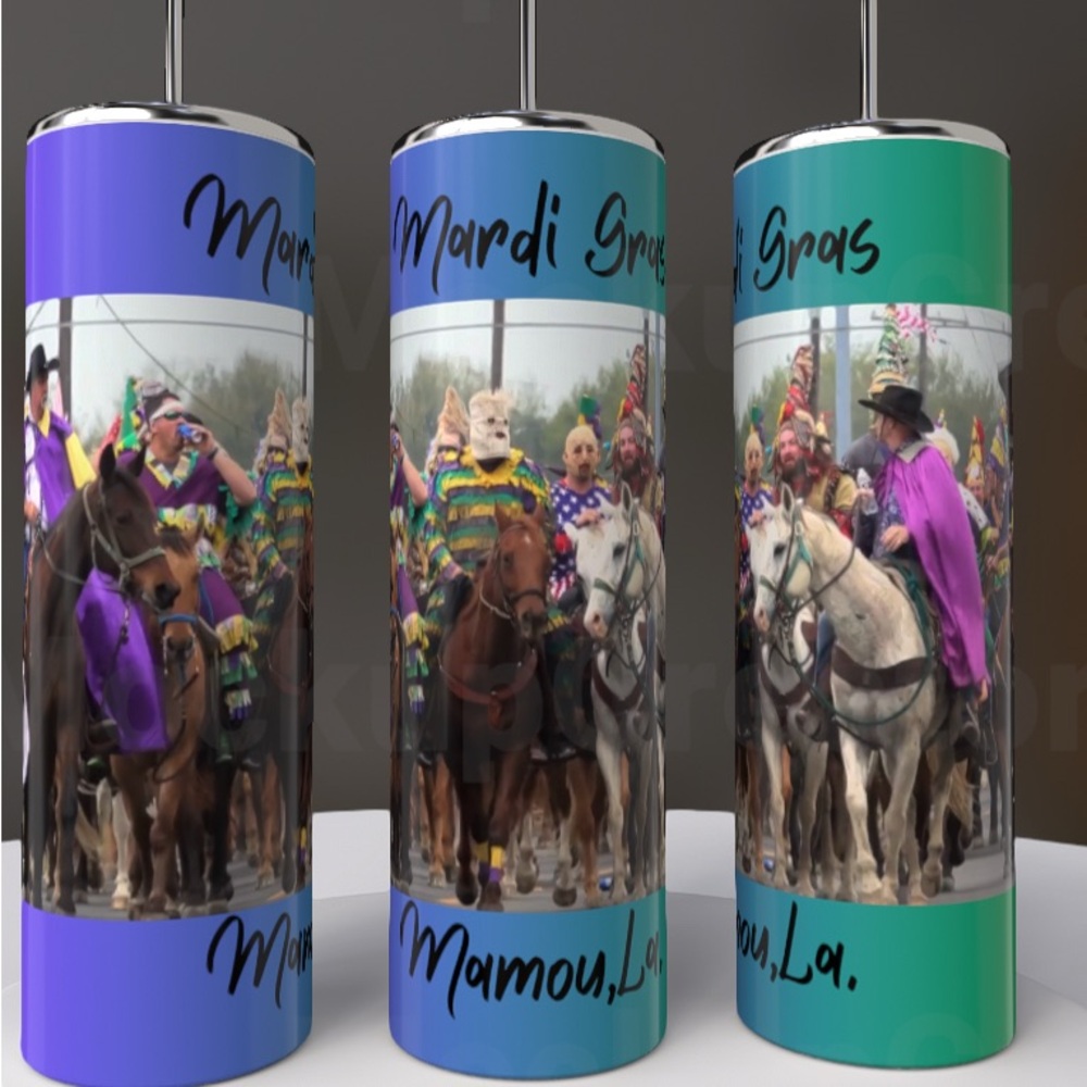 Mardi Gras  Tumbler